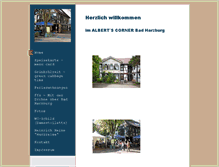 Tablet Screenshot of alberts-corner.de
